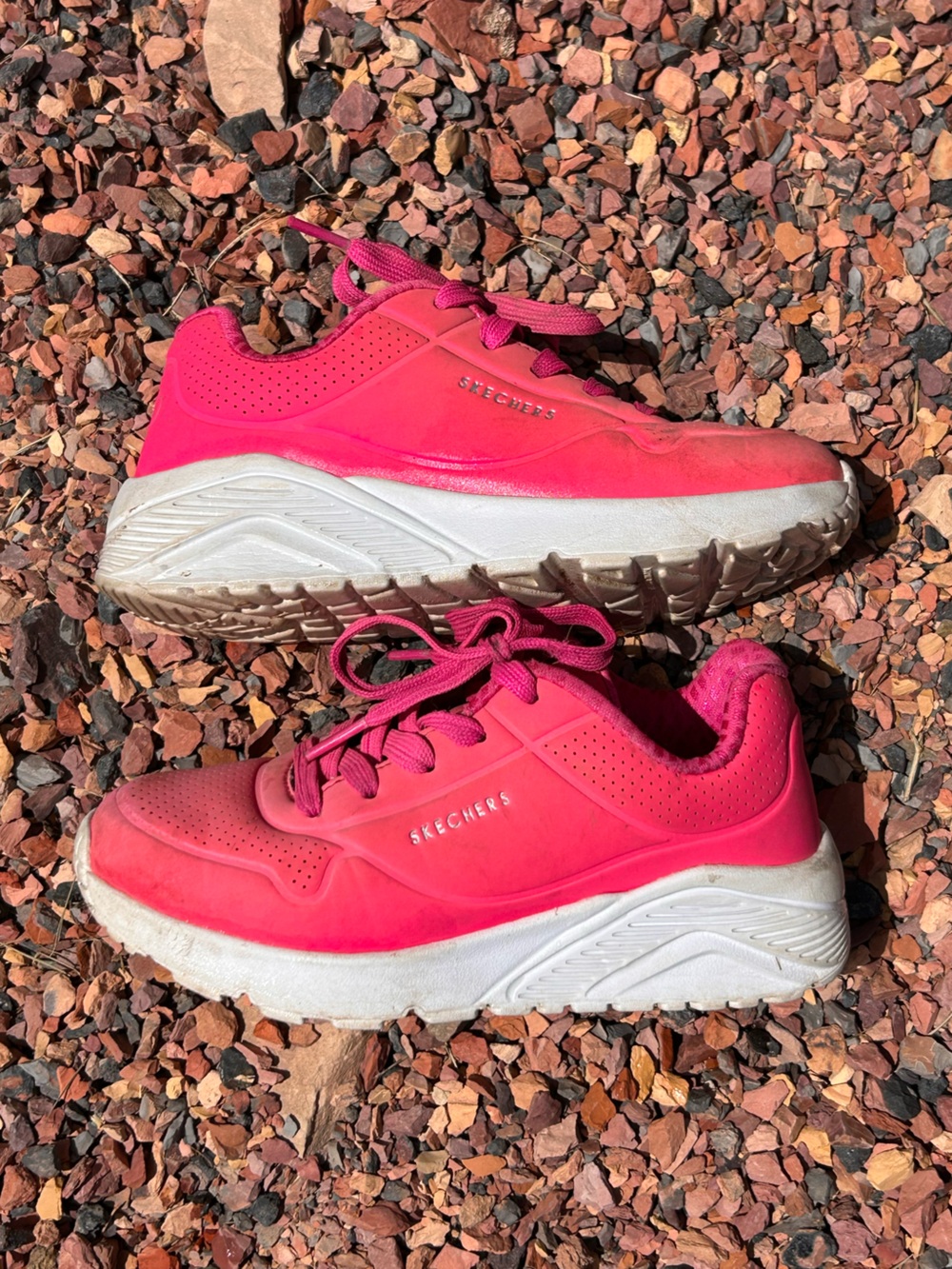 Skechers kids Hot Pink Athletic Sneakers size 12.5